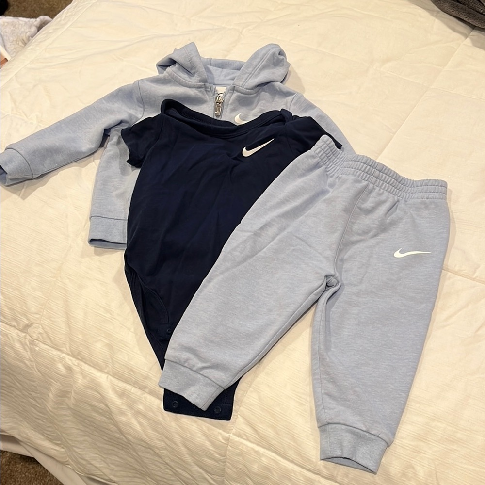 Nike Kids Light Blue Jogger Set